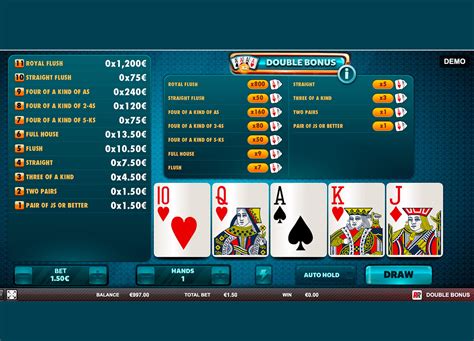 Jogar Double Bonus Poker com Dinheiro Real